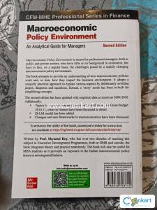 MACROECONOMIC POLICY ENVIRONMENT