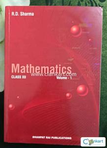 MATHEMATICS BOOK (RD SHARMA) CLASS-12TH