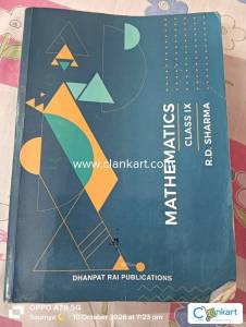 MATHEMATICS CLASS IX(9TH) RD SHARMA, DHANPAT RAI PUBLICATIONS, CBSE