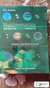 MATHEMATICS For class XII RD SHARMA Vol 1&2