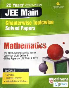 MATHEMATICS JEE MAINS PREVIOUS YEAR CHAPTERWISE TOPICWISE SOLVED PAPER