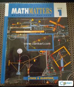MATH MATTERS _ An Integrated Approach - Book 1