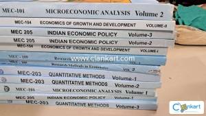 MA ECONOMICS 1st Year IGNOU unused full course