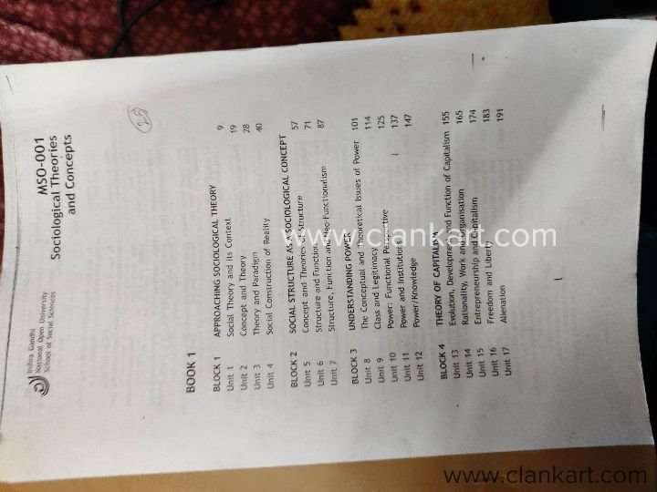 MA Sociology IGNOU Study Material Notes Complete for UPSC