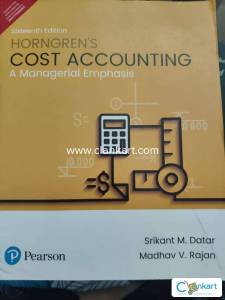 MBA Books at Great Price - Pearson Horngren's Cost Accounting