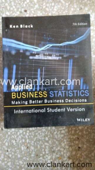 MBA Course Book for Sale - Applied Business Statistics 7th edition