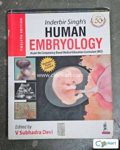 HUMAN EMBRYOLOGY by Inderbir Singh