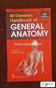 MBBS GENERAL ANATOMY B.D CHAURASIA BOOK