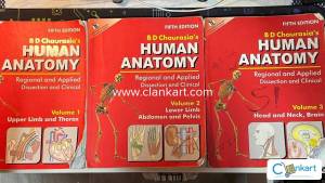 MBBS Human Anatomy, 5E, Vol.1,2,3