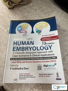MBBS human embryology textbook