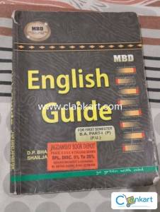 MBD English Guide for B.a sem 1