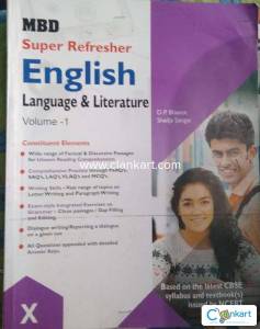 MBD SUPER REFRESHER ENGLISH LANGUAGE & LITERATURE VOLUME 1