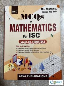 MCQ - ISC CLASS 12 Maths