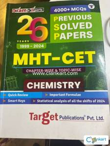 MHTCET CHEMISTRY PYQs 1999-2024 , Chapterwise Revision