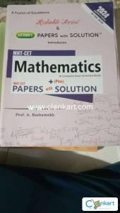 MHT-CET Maths PYQ's entrance book