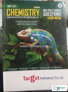 MHTCET chemistry Target for class 11th and 12 with 4500mcqs