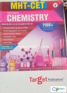MHT CET Chemistry Target publication