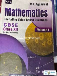 ML Aggarwal Volume 1 Class 12