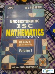 ML Aggarwal maths volume 1 with fair and very good condition