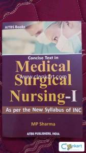 MP Sharma  Medical surgical Nursing book part one