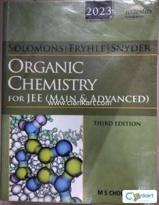 MS Chauhan Organic Chemistry Solomons Fryhle JEE Mains and Advanced