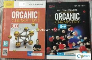 MS Chauhan for Organic Chemistry (with free Solution Booklet)