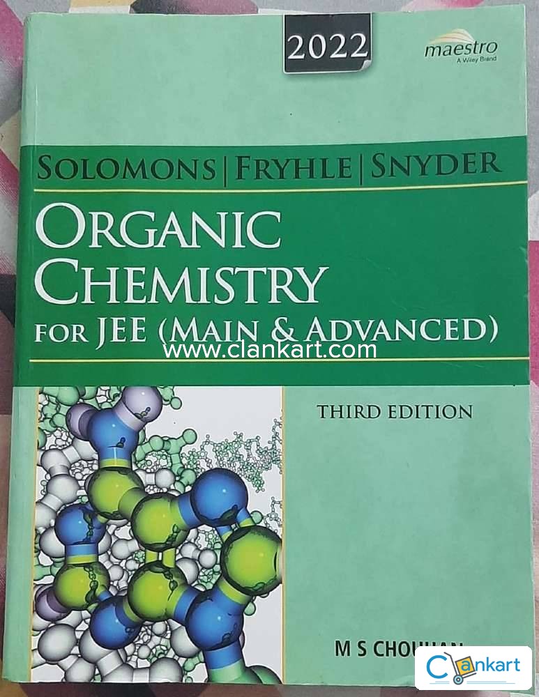 Organic　Chouhan　And　Advanced'　For　And　Solomon's　Condition　At　Chemistry　'MS　Main　In　Book　Excellent　Buy　JEE