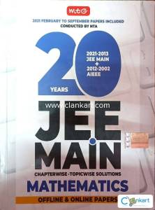 MTG 20 Years JEE MAIN Previous Years Solved Papers (2013-2021