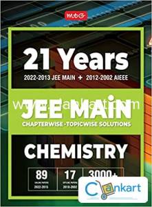 MTG 21 Years JEE MAIN Previous Years Solved Papers for Chemistry