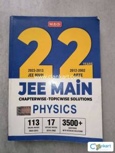 MTG 22 Years JEE MAIN Physics Previous Years Solved Questions