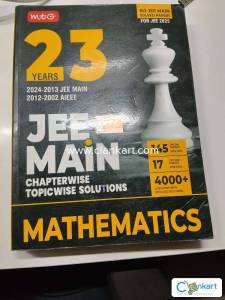 MTG 23 Years JEE Mains PYQs Chapter and Topic Wise with Solutions