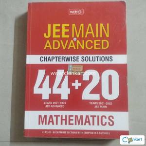 MTG 44 + 20 Years Chapterwise Solutions Mathematics