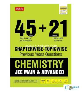MTG 45 + 21 Years JEE Main & Advance PYQs with Solutions Chemistry