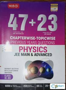 MTG 47+23 Years Chapterwise Topicwise Physics for JEE Mains + Adv