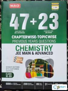 MTG 47+23 years Chemistry Chapterwise topicwise PYQ (negotiable)