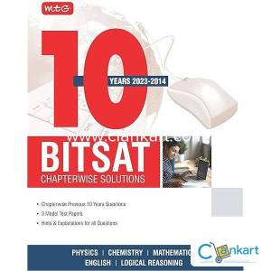 MTG BITSAT 10 Previous Year Chapter-wise Solved Question Papers (PYQ)