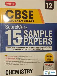 MTG CBSEChemistry Sample Papers for Class 12
