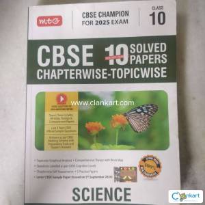 MTG CBSE 10 Year solved papers Chapter wise topicwise SCIENCE