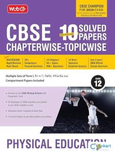 MTG CBSE Class 12 Physical Education 10 Years PYQ Book Topicwise