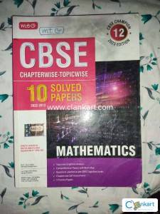 MTG CBSE MATHS 10 Yrs Chapterwise Topicwise Solved Papers Class 12