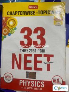 MTG CHAPTERWISE TOPICWISE NEET 33 years pyqs