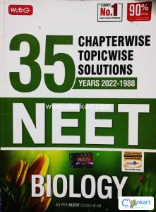 MTG CHAPTER WISE TOPIC WISE SOLUTIONS 35 YEARS NEET BIOLOGY CLASS XI X
