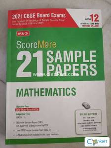 MTG CHEMISTRY AND MATHS 21 SAMPLE PAPERS CLASS 12TH