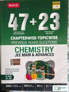 MTG CHEMISTRY Chapterwise Previous Year Questions JEE MAIN + Advanced