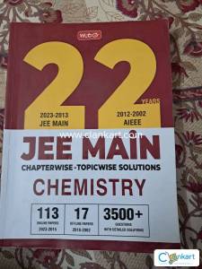 MTG CHEMISTRY JEE MAIN CHAPTER WISE PREVIOUS YEARS BOOK