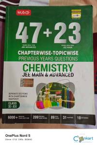 MTG CHEMISTRY PYQ JEE MAINS+ADV. 47 + 23 YEARS whatsapp 9664561559