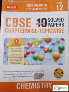 MTG Chapterwise PYQ's chemistry book class12th CBSE