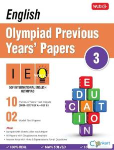 MTG English Olympiad Previous Years' Papers for Class 3