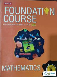 MTG Foundation Course Mathematics Class 6 For JEE/IMO/Olympiad