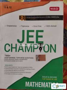 MTG JEE CHAMPION for class 11 and 12